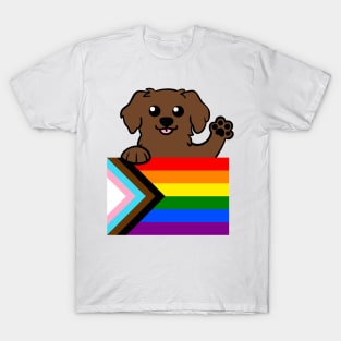 Love is Love Puppy - Brown T-Shirt